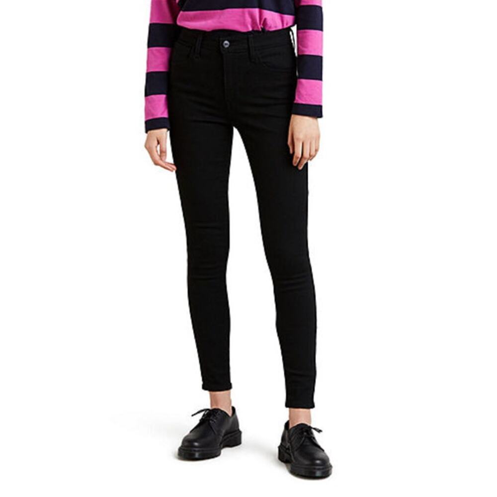 NWT Levi's Women's 720 High Rise Super Skinny Jeans Blackest Night Size 10